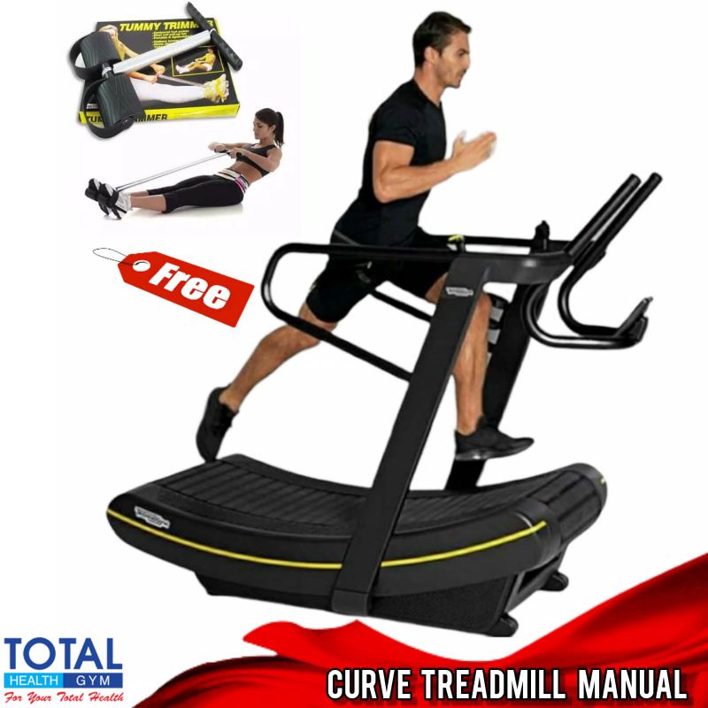 CURVE TREADMILL COMMERCIAL TREADMILL MANUAL ALAT GYM ALAT FITNESS TOTAL FITNESS
