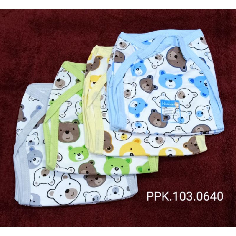 Baju bayi 0-3bln HALUS NASUKA ISI 4PCS/Baju bayi new born-Popok