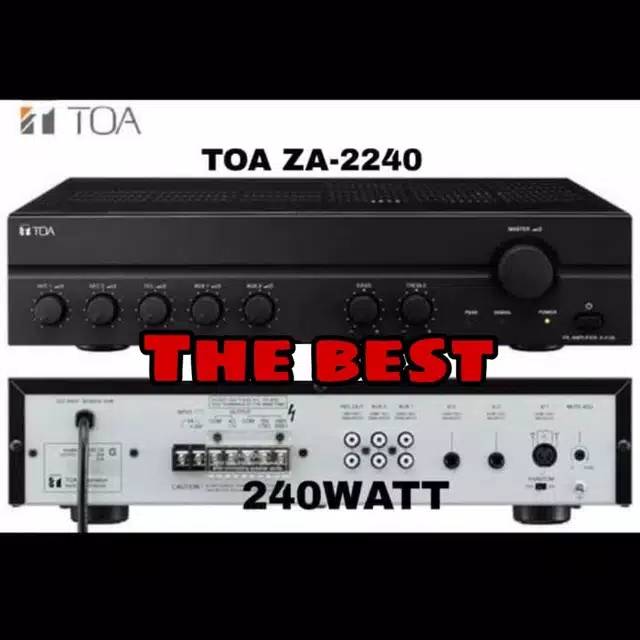 Ampli Toa ZA 2240 240watt (Original )