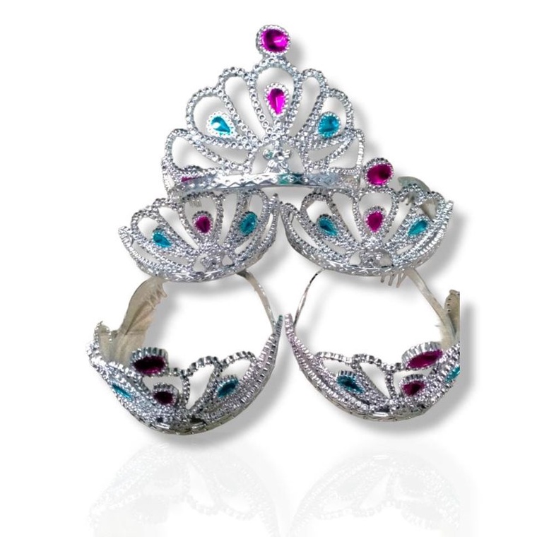 Mainan Mahkota Anak 5 biji || Mahkota Anak Cewek Perempuan || Mahkota