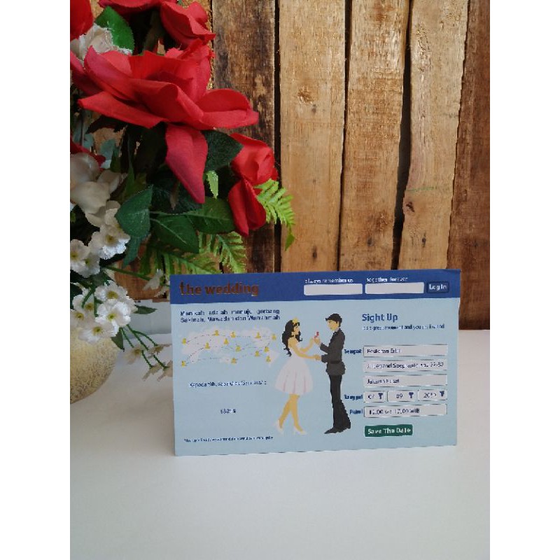 100 set undangan nikah ERBA 88215