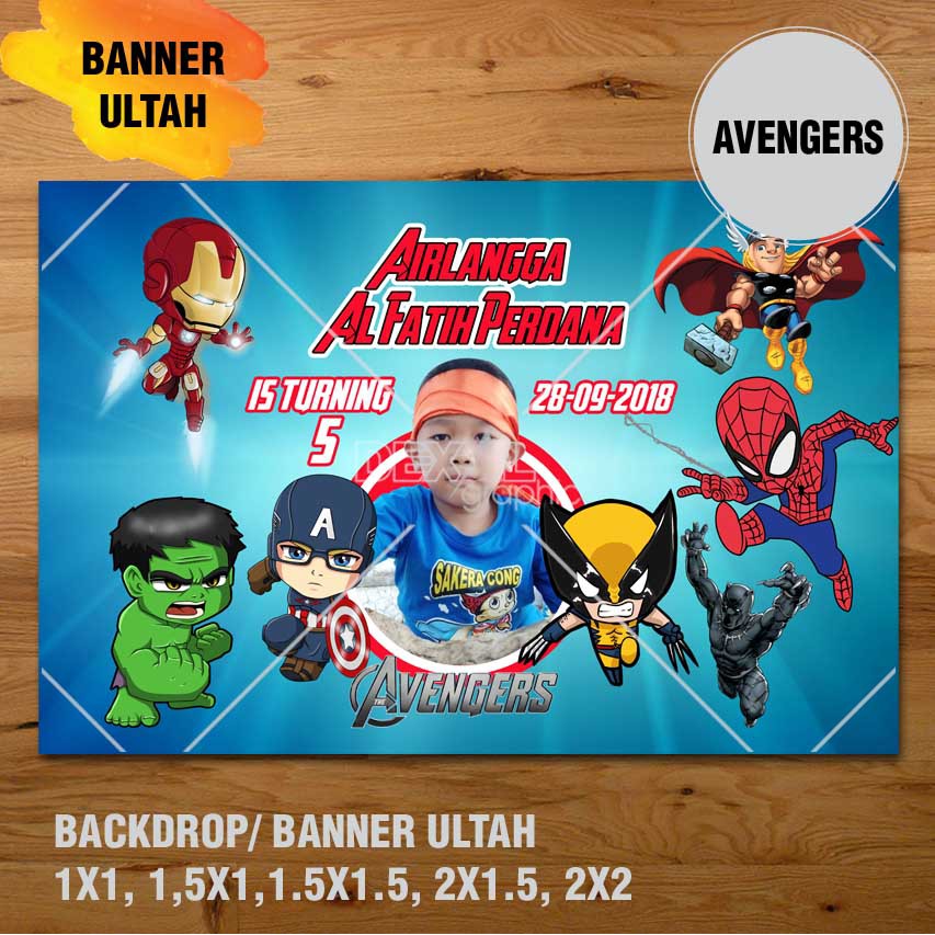 Contoh Banner Ulang Tahun Doraemon gambar spanduk
