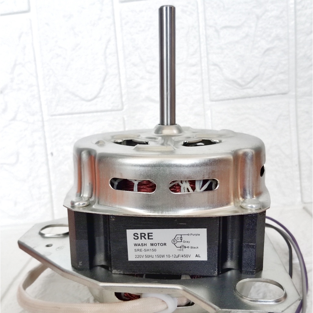 Dinamo Pencuci / Wash Motor Mesin Cuci Sharp Polytron 2 Tabung 150 Watt