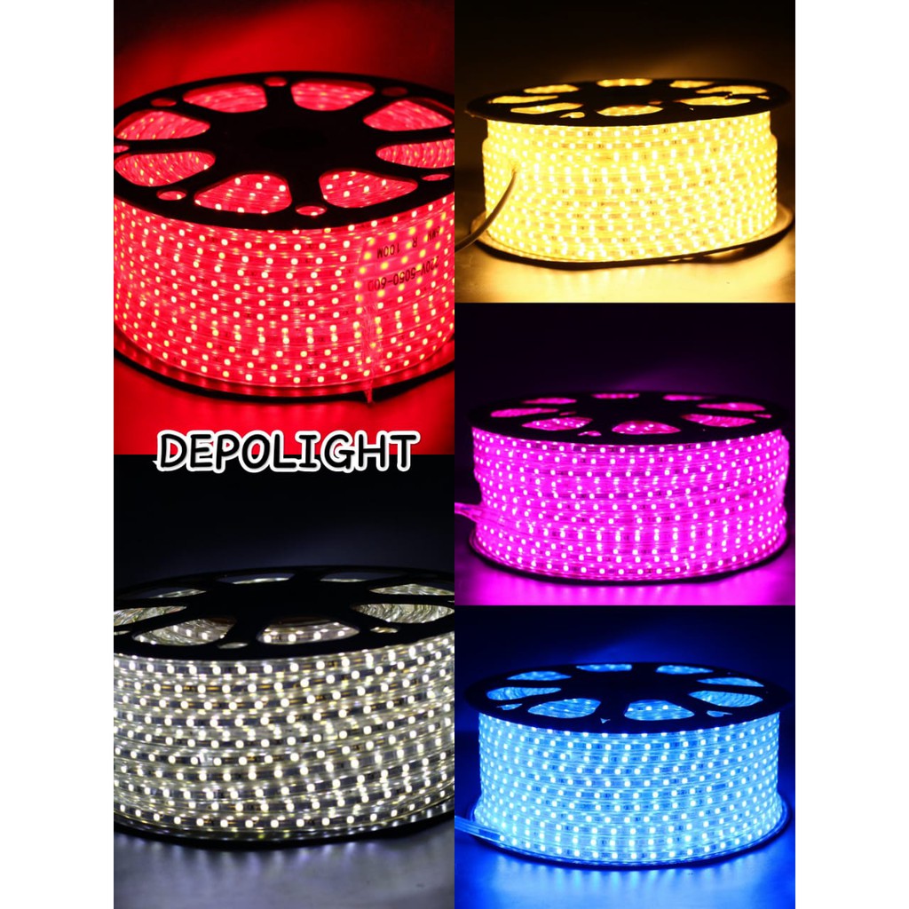 LAMPU LED STRIP 5050A 3014 PER METER / LAMPU TIK TOK | Shopee Indonesia