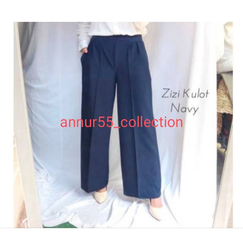 Kulot Scuba Cubit Jumbo XXXL muat bb 100 kg / celana panjang wanita tebal halus
