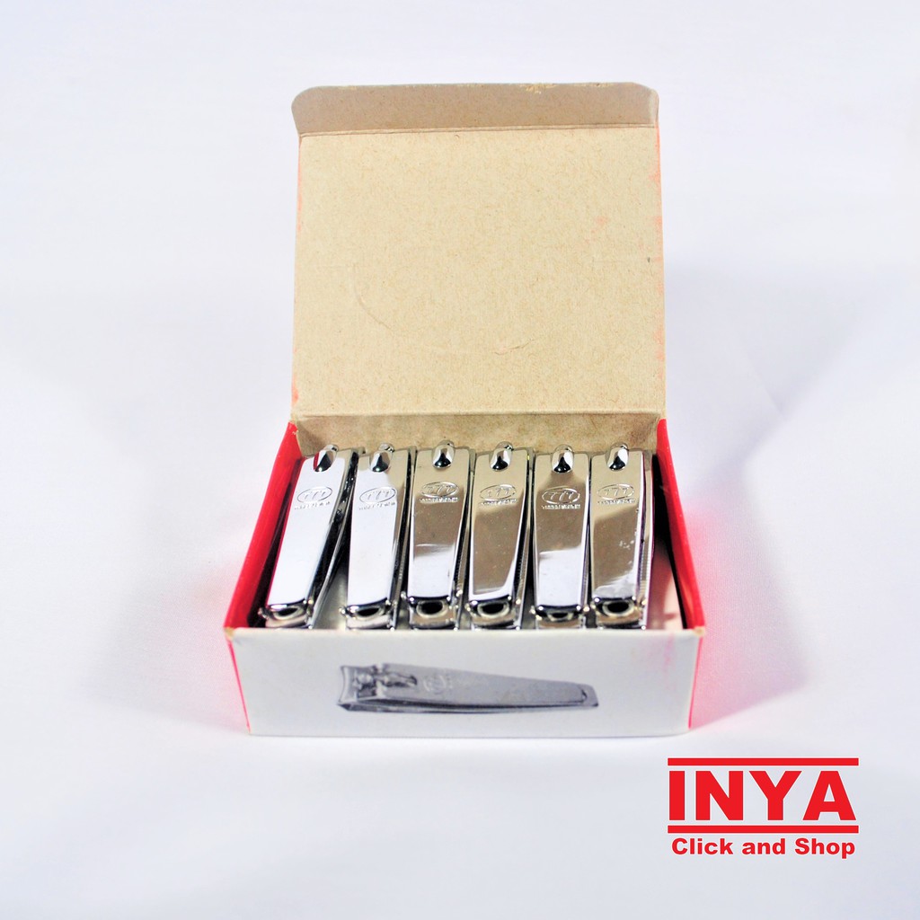 GUNTING KUKU 777 N-608 - KECIL KOREA STAINLESS NAIL CLIPPER 5.5cm isi 12pcs BOX - Lusin