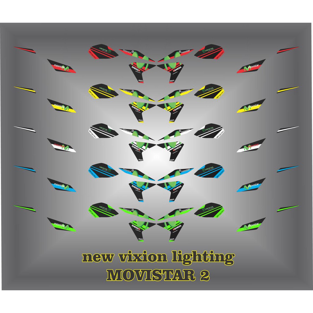 Striping Variasi NVL New Vixion Lighting Movistar 2