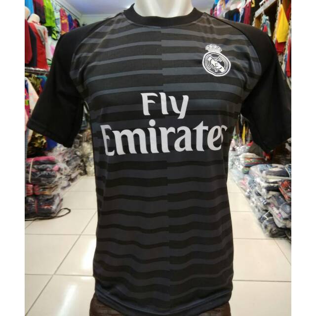 Jersey real madrid hitam 2108 2019