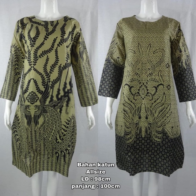 Tunik batik solo atasan wanita batik baju batik solo