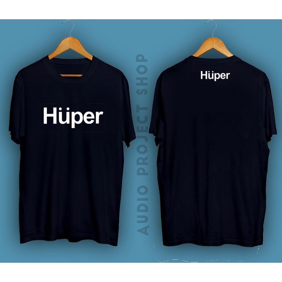 T-Shirt Kaos Audio "HUPER" Premium - Baju HuPER Sound System Pro audio/Kaos distro/kaos huper/kaos audio