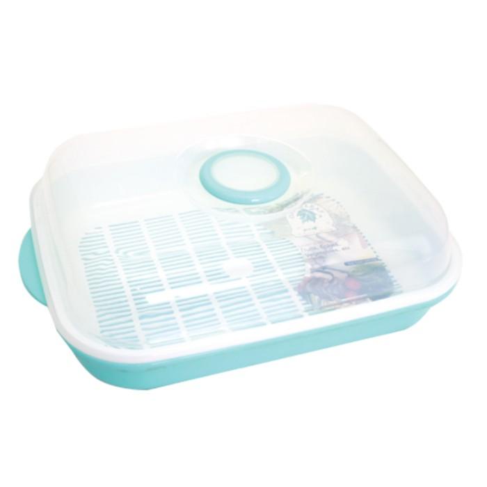 

Green Leaf 4029 Nelvia Storage Tempat Kotak Roti Kue Breadcase Tutup 081