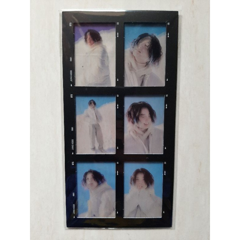 [READY] 6 CUT PHOTO FILM JUNGKOOK WINTER PACKAGE 2021