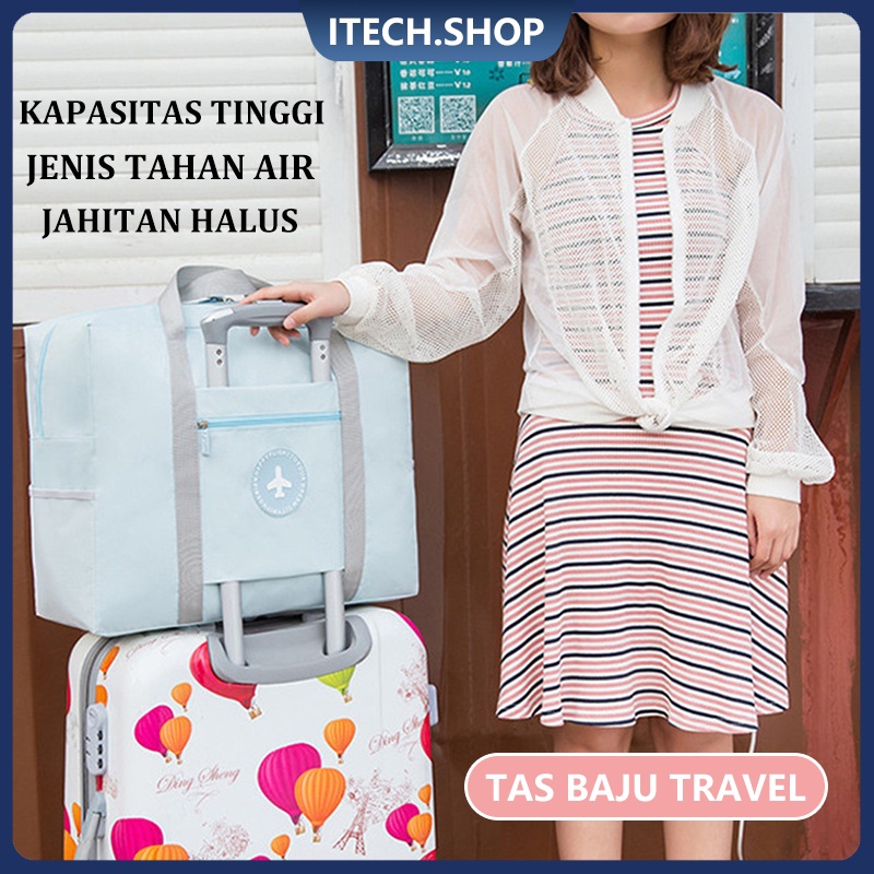 Tas Travel Lipat Tahan Air Tote Bag Tempat Penyimpanan Besar Oxford Cloth Organizer Bag