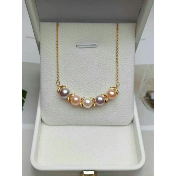 KALUNG MUTIARA AIR TAWAR  BERSERTIFIKAT, ASLI, LOMBOK PEARL, KALUNG WANITA, KADO ULTAH, WISUDA, LEBA