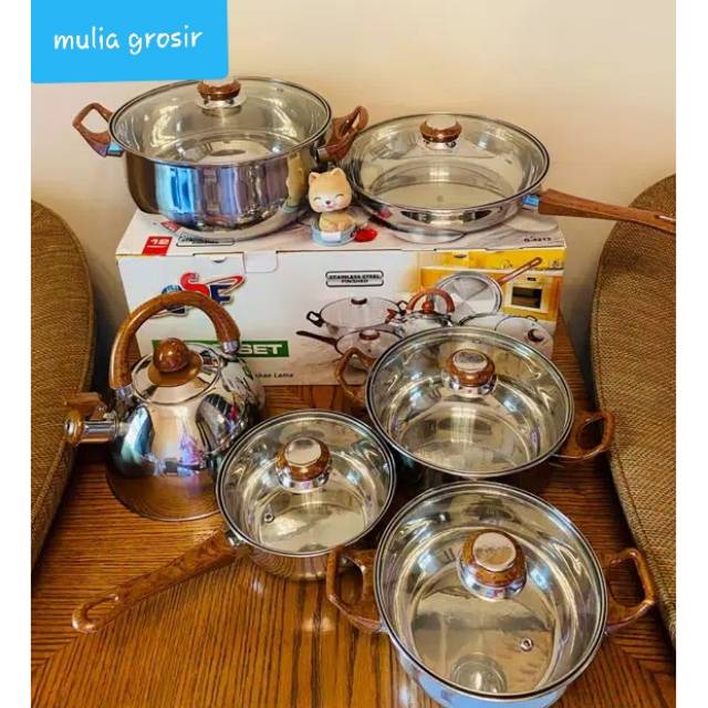 Panci Set GSF 4212 / Panci Set