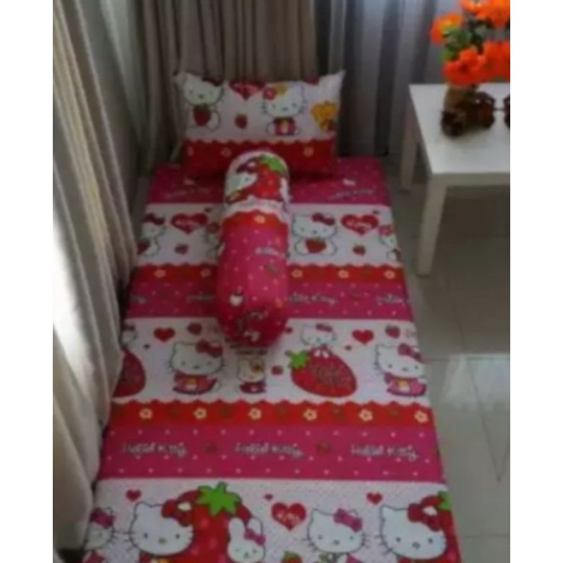 SPREI SINGLE KARAKTER HELLO KITTY UKURAN 120X200