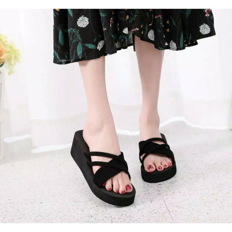 Big Sale] Wedges Sandal Palang2 Dv02