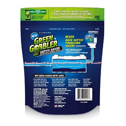 Green Gobbler Powder Plunger Toilet Remover 465gr Bubuk Penghancur Lemak Tersumbat Greengobbler