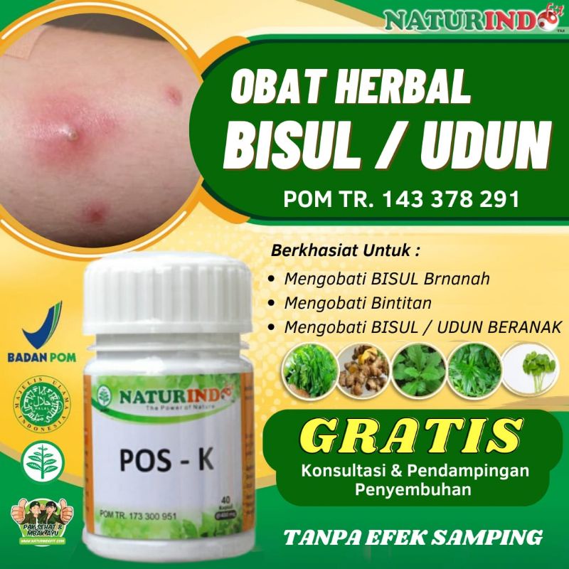 Obat udun bisul bernanah di pantat bintitan bisul menahun bisul beranak anak dewasa ampuh herbal BPO