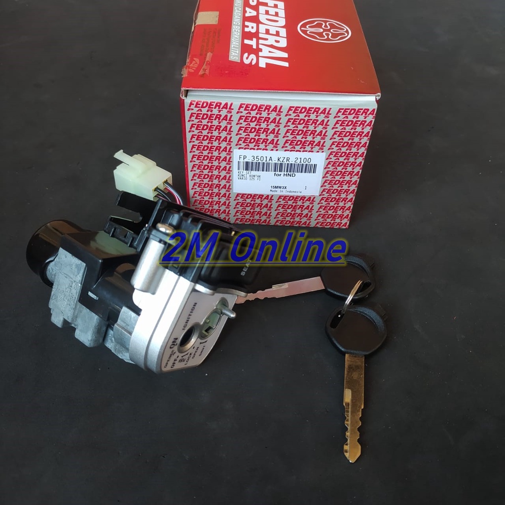 Mdr Key Set Kunci Kontak Vario 125 Federal FP-3501A-KZR-2100