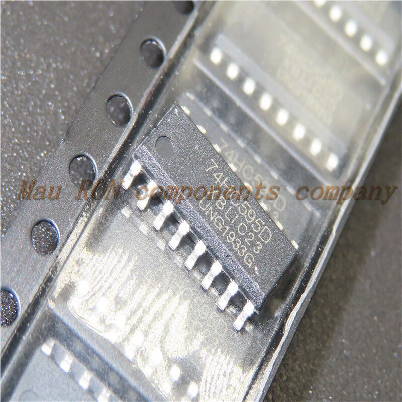 10pcs Ic 74hc595d 74hc595 Sop16 Sop-16 Sn74Hc595Dr Smd