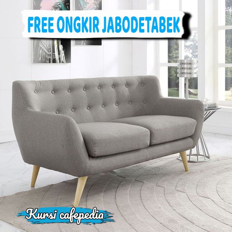 Kursi sofa retro kursi tamu sofa minimalis retro