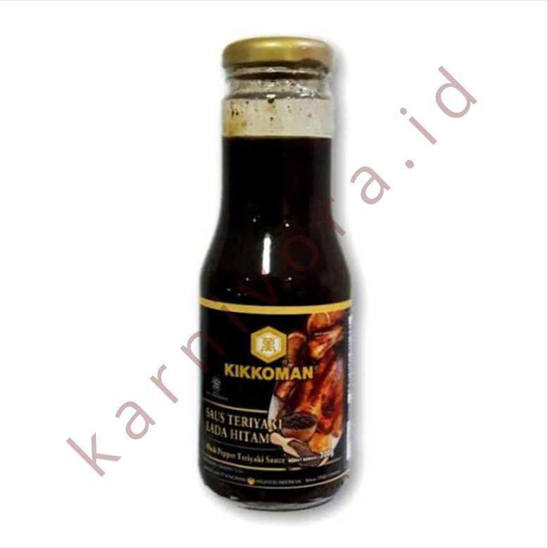 

KIKKOMAN SAUS TERIYAKI LADA HITAM HALAL / BLACKPAPER TERIYAKI SAUCE