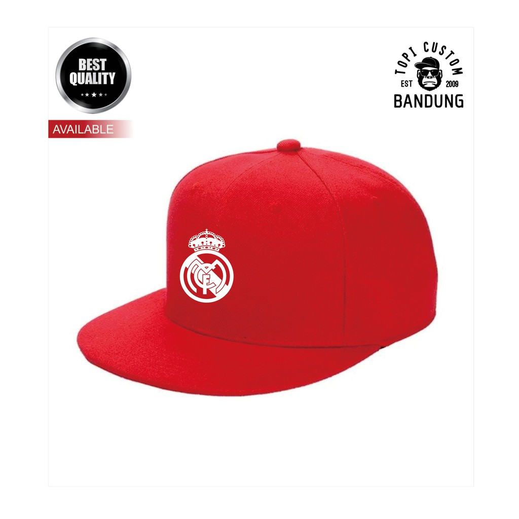 Topi Snapback REAL MADRID Topi Pria Topi Wanita REAL MADRID Bisa COD Original High Premium Quality