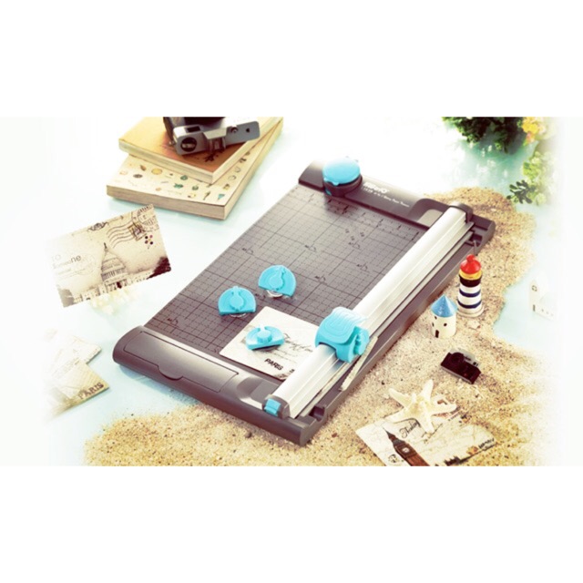 

Kw trio 4 in 1 Rotary Paper Trimmer/ alat pemotong kertas/ Cutting mat