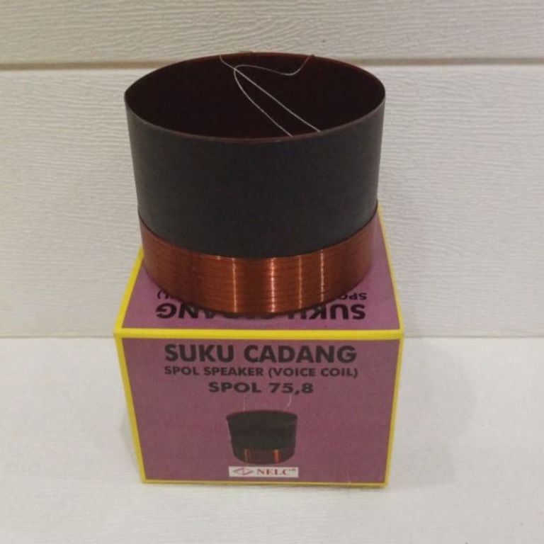 Spul spool voice coil speaker NELC ukuran 75,8mm