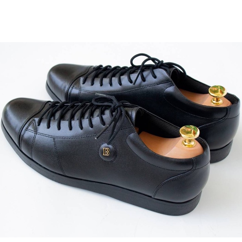 SEPATU KULIT PANTOFEL BOSTON MIAMI BLACK TOTOSURYO x BOSTON FOOTWEAR SEPATU PANTOFEL KULIT