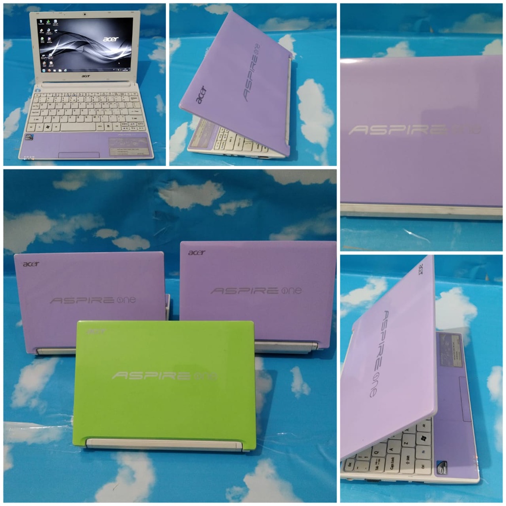 PROMO NOTEBOOK 1JUTAAN 1 JUTAAN SECOND SEKEN BEKAS MURAH ACER ASPIRE ONE RAM 2GB 2 GB HDD 320GB BERKUALITAS