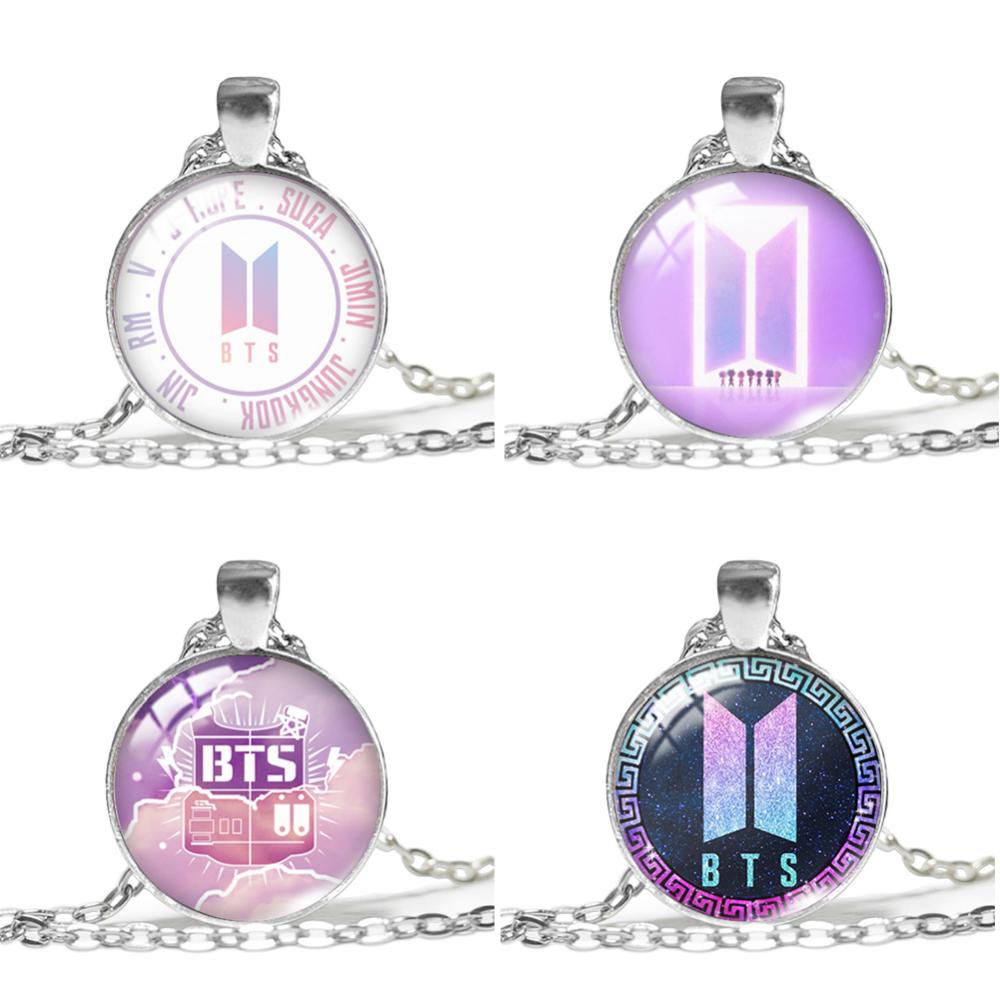 Timekey Kalung Rantai Alloy Liontin KPOP Bangtan Boys BTS Untuk Pria / Wanita E3J4