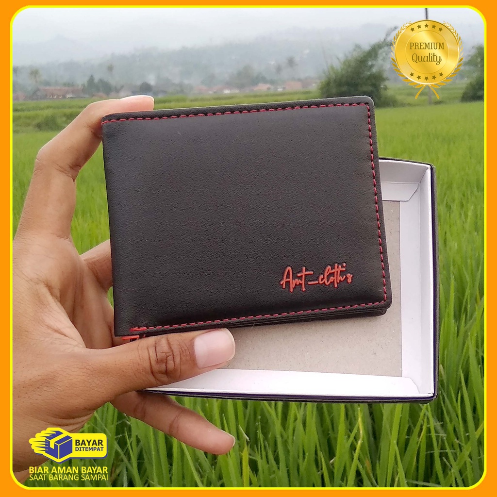 COD DOMPET cowok distro AMT sintetik fashionable