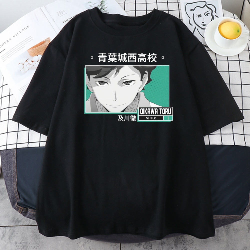 Kaos Haikyuu Oikawa Tooru Casual / Baju Kaos Haikyu Oikawa Shirt