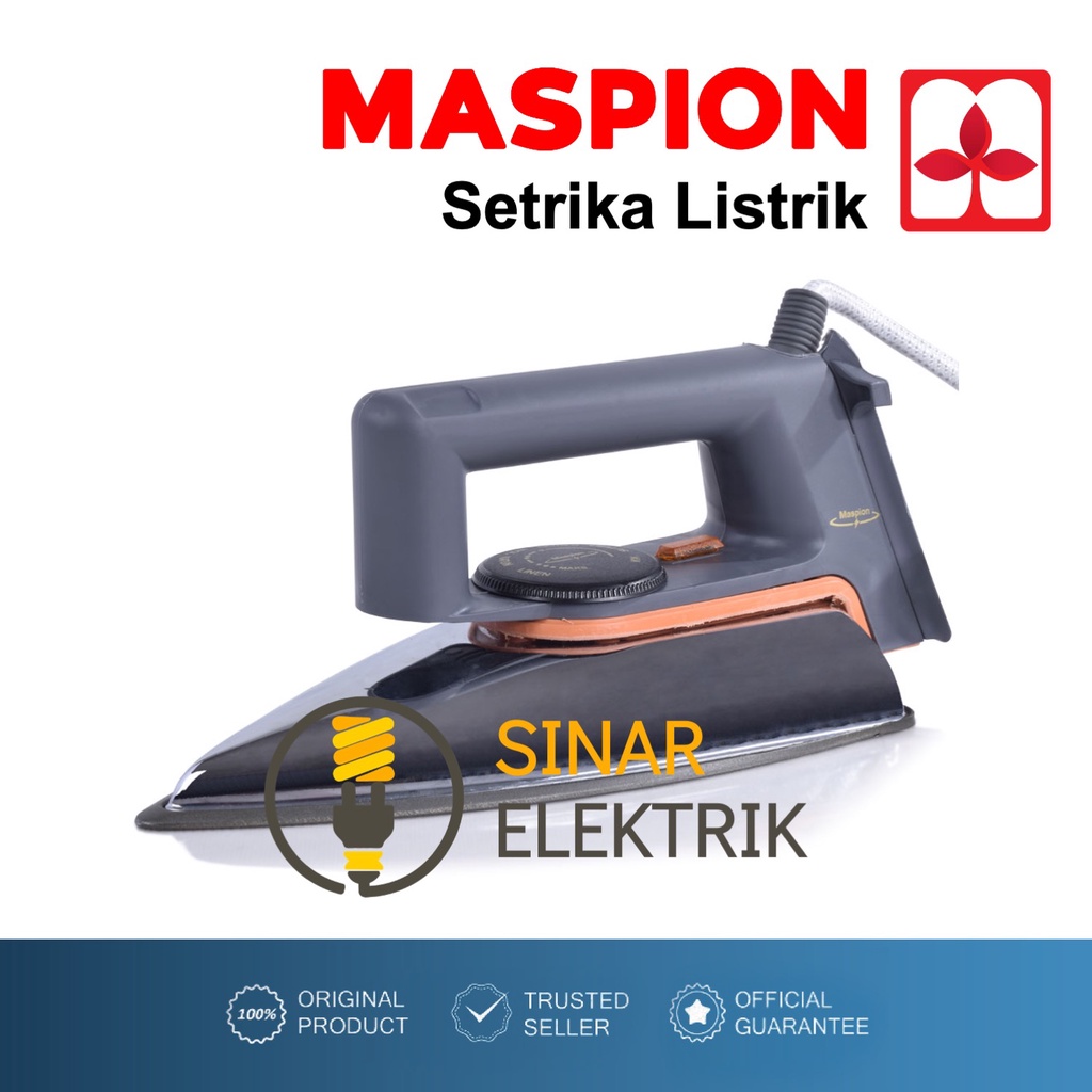 Setrika Listrik MASPION HA-110 - Seterika Gosokan Baju HA 110