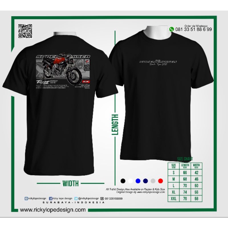 Kaos Honda Tiger super cruiser