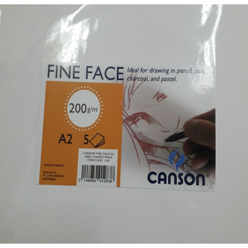 

Cason fine face ukuran A2 Ketebalan 200 gram kertas gambar
