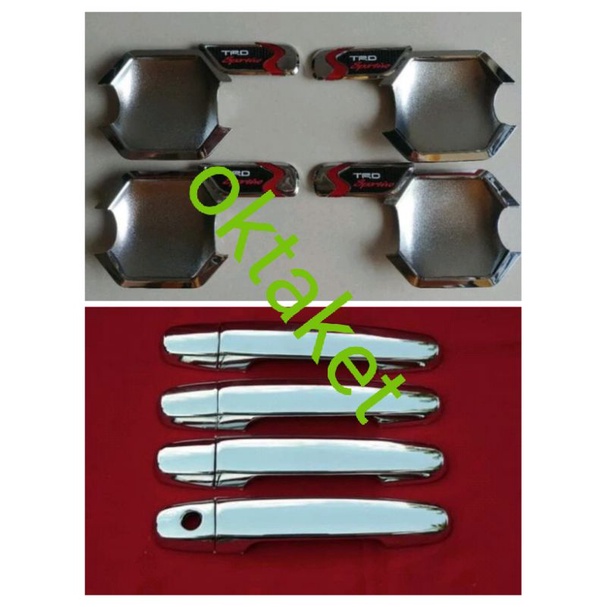 paket outer handle grand innova innova lama 2004 2008 2010 2015 trd sportivo hitam chrome