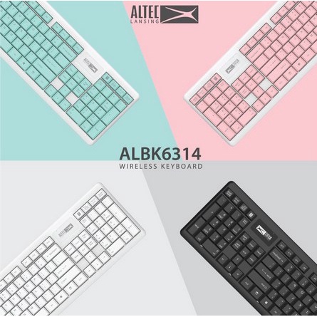 ITSTORE Keyboard Wireless Altec Lansing ALBK6314 Murah Gransi Resmi 1 Tahun