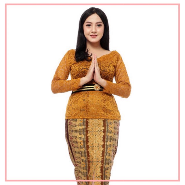 ATASAN KEBAYA!! Sofia V neck Delima