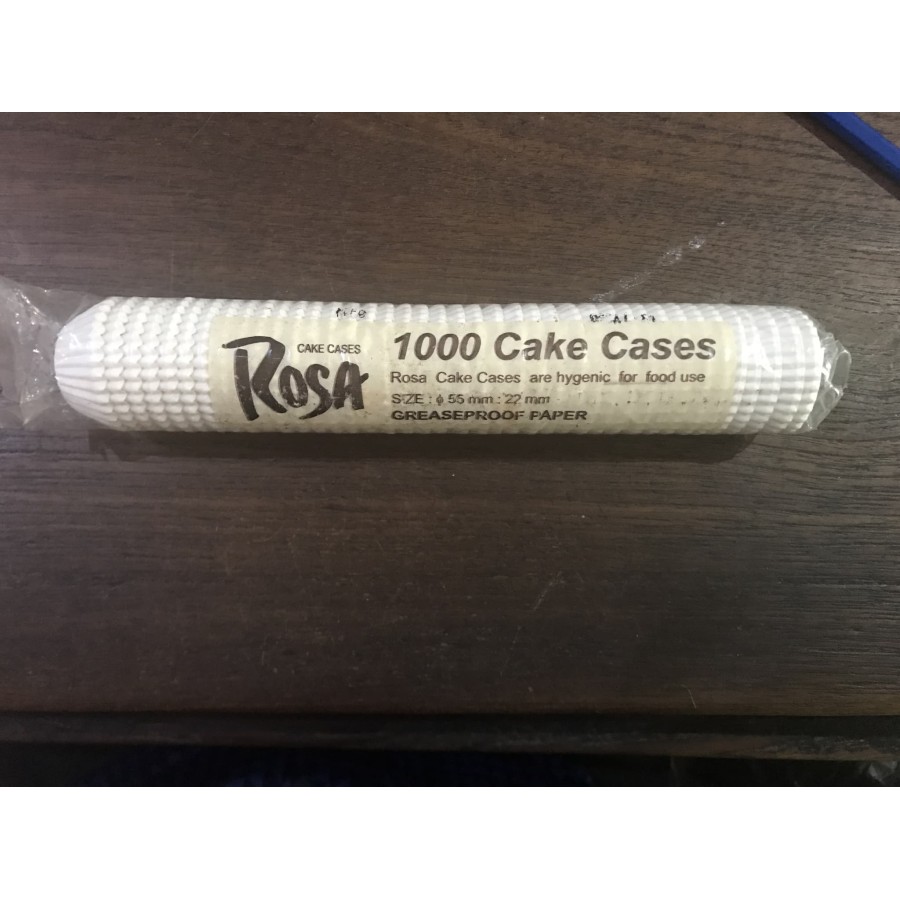 Cake Cases Putih Ukuran 5.5mm Greaseproof Paper isi 1000lembar