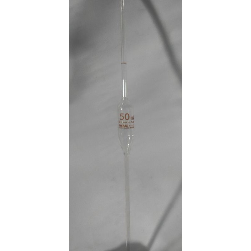 PIPET VOLUME / PIPET GONDOK 50 ML PYREX