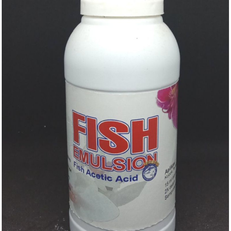 pupuk minyak ikan fush emulsion ( fish amino acid ) untuk anggrek