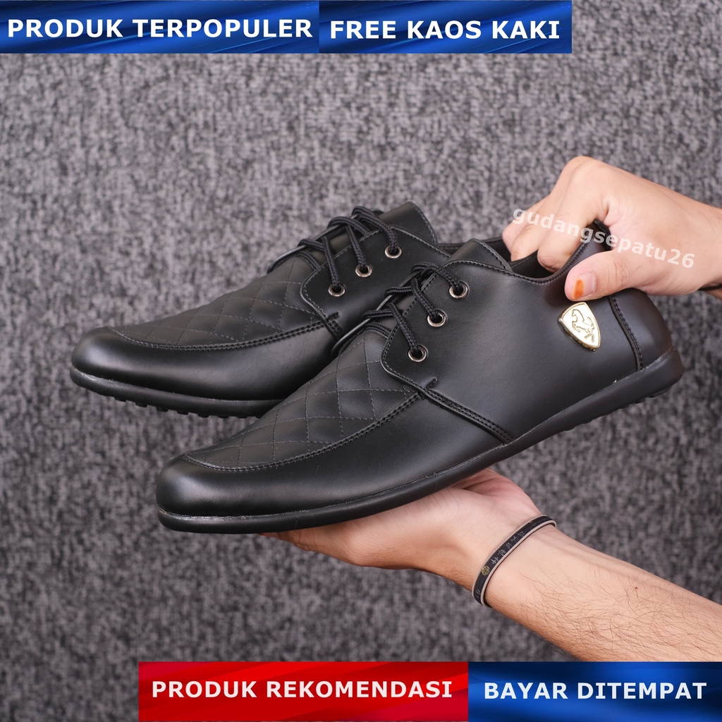 Sepatu Casual pria Santai Kerja - Sepatu Pria Kasual Kekinian