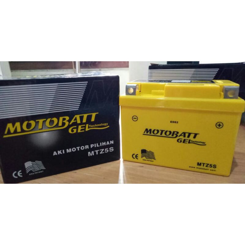Accu Motobatt Aki Motobatt Motor Karisma - Supra X 125 - Revo / MTZ5S