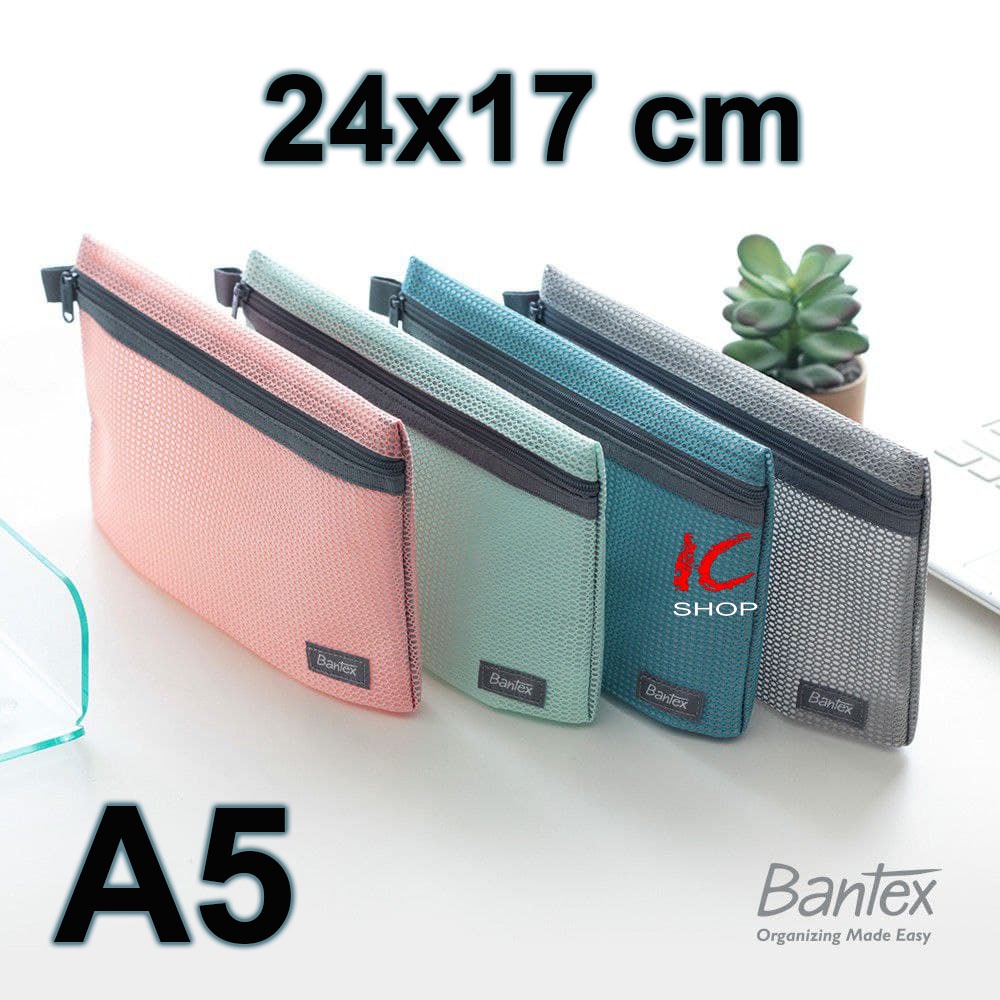 

Zipper Storage Pouch Handbag A5 BANTEX 8107