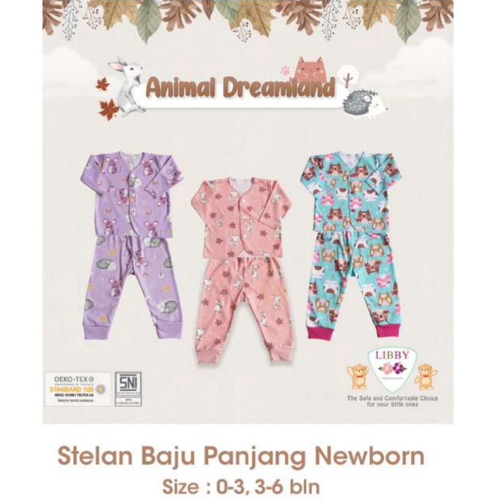 Libby (3SET) Newborn Panjang/Pendek