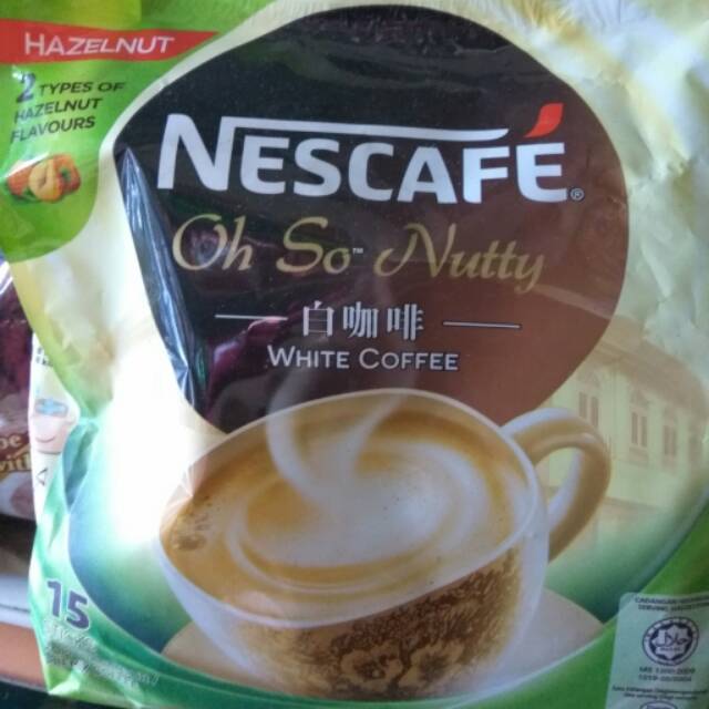 

Nescafe white cofee HAZELNUT