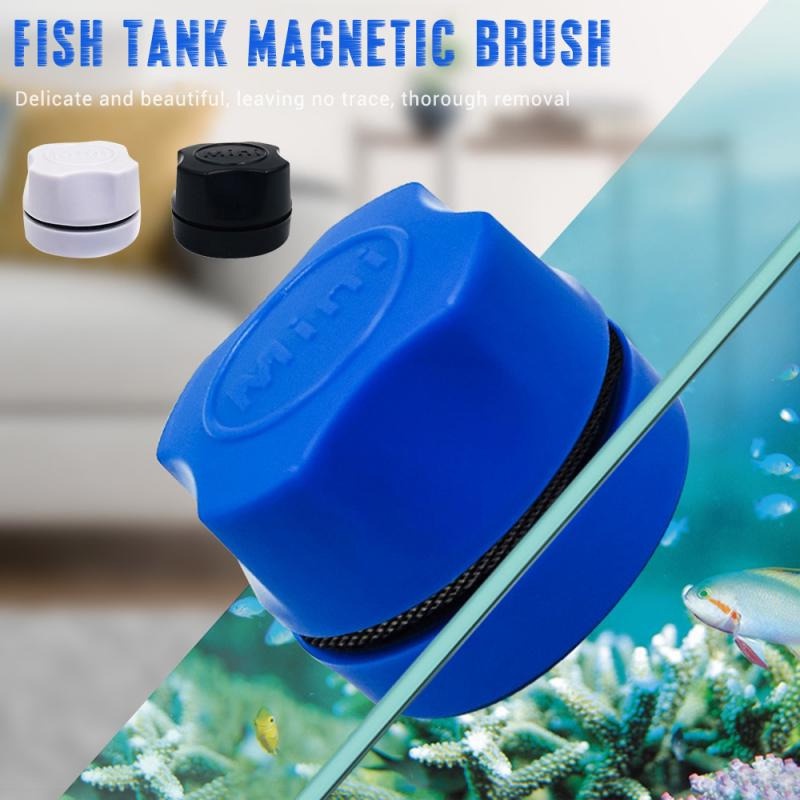 Aquawing Sikat Kaca Magnetic Floating Brush Glass Aquarium - WH-02 / Mini-1